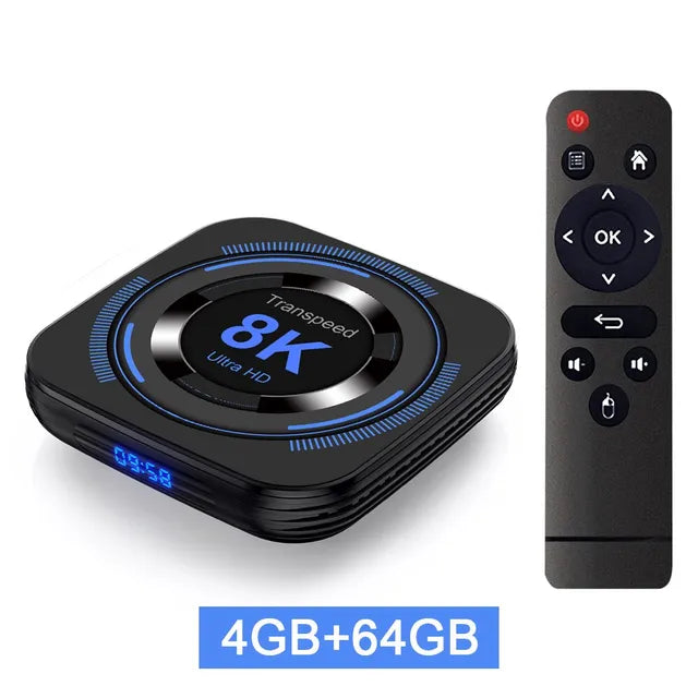 TV BOX - 64GB - Transpeed - Android 12